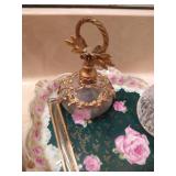 Pretty Vintage Trays w/ Perfume Bottles Pretty Vintage Trays w/ Perfume Bottles