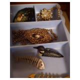 Two Trays of Costume Jewelry Two Trays of Costume Jewelry