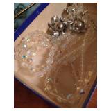 Pearls & Costume Jewelry w/ Boxes Pearls & Costume Jewelry w/ Boxes