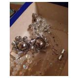 Pearls & Costume Jewelry w/ Boxes Pearls & Costume Jewelry w/ Boxes