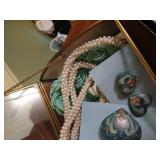 Pearls & Costume Jewelry w/ Boxes Pearls & Costume Jewelry w/ Boxes
