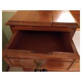 Antique Wood Dresser w/Mirror & Marble Slab Top Antique Wood Dresser w/Mirror & Marble Slab Top