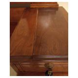 Antique Wood Dresser w/Mirror & Marble Slab Top Antique Wood Dresser w/Mirror & Marble Slab Top