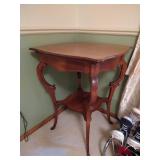 Antique Wood Accent Table Antique Wood Accent Table