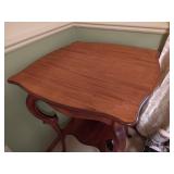 Antique Wood Accent Table Antique Wood Accent Table