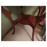 Antique Wood Accent Table Antique Wood Accent Table