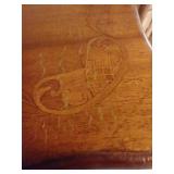 Antique Wood Accent Table Antique Wood Accent Table