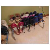 Two Shoe Racks w/ Shoes, Mostly Sz 7-7.5 Two Shoe Racks w/ Shoes, Mostly Sz 7-7.5