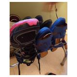 Two Shoe Racks w/ Shoes, Mostly Sz 7-7.5 Two Shoe Racks w/ Shoes, Mostly Sz 7-7.5