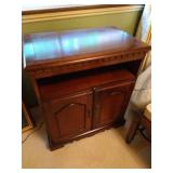 Wood Tv Stand w/Swivel Top Wood Tv Stand w/Swivel Top