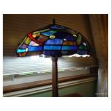 Tiffany Style Stained Leaded Glass Dragonfly Lamp Tiffany Style Stained Leaded Glass Dragonfly Lamp