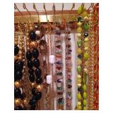 Wall of Costume Jewelry Wall of Costume Jewelry