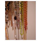 Wall of Costume Jewelry Wall of Costume Jewelry