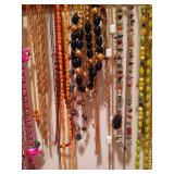 Wall of Costume Jewelry Wall of Costume Jewelry