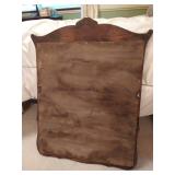 Heavy Antique Wood Framed Mirror Heavy Antique Wood Framed Mirror