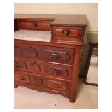 Antique Wood Dresser w/ Marble Top Antique Wood Dresser w/ Marble Top