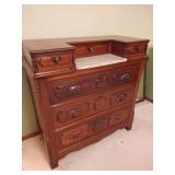Antique Wood Dresser w/ Marble Top Antique Wood Dresser w/ Marble Top
