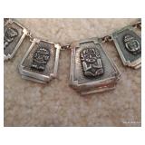 Mexican (?) Necklace 90% Silver TESTED Mexican (?) Necklace 90% Silver TESTED