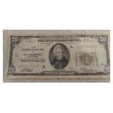 1929 National Currency *San Francisco* $20.00 Note 1929 National Currency *San Francisco* $20.00 Note