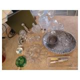 Fun Mix of Crystal, Glass, Silver Plate Decanters, Candy Dishes, Bowls & More Fun Mix of Crystal, Glass, Silver Plate Decanters, Candy Dishes, Bowls & More