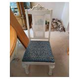 Vintage Pedestal Table w/ Casters, Six Chairs & Three Leaves Vintage Pedestal Table w/ Casters, Six Chairs & Three Leaves
