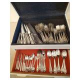 Silver Plate Flatware Set: Rogers Bros 1847 Silver Plate Flatware Set: Rogers Bros 1847