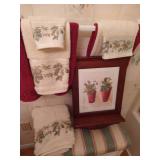 Bathroom Towels, Pictures, Shelf w/ Hook & Bench w/ Storage Bathroom Towels, Pictures, Shelf w/ Hook & Bench w/ Storage