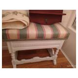 Bathroom Towels, Pictures, Shelf w/ Hook & Bench w/ Storage Bathroom Towels, Pictures, Shelf w/ Hook & Bench w/ Storage
