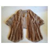 Pristine Mink Fur Stole marked "LGU" Pristine Mink Fur Stole marked "LGU"