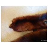 Vintage Five-Pelt Mink Stole Scarf by Albrecht Vintage Five-Pelt Mink Stole Scarf by Albrecht