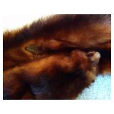 Vintage Five-Pelt Mink Stole Scarf by Albrecht Vintage Five-Pelt Mink Stole Scarf by Albrecht