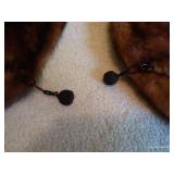 Vintage Five-Pelt Mink Stole Scarf by Albrecht Vintage Five-Pelt Mink Stole Scarf by Albrecht