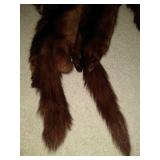 Vintage Five-Pelt Mink Stole Scarf by Albrecht Vintage Five-Pelt Mink Stole Scarf by Albrecht