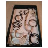 Tray of Costume Jewelry Tray of Costume Jewelry