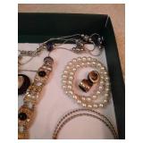 Tray of Costume Jewelry Tray of Costume Jewelry