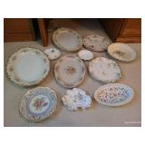 Various China Platters, Trays & Dishes (Noritake, Theodore Haviland, Etc) Various China Platters, Trays & Dishes (Noritake, Theodore Haviland, Etc)