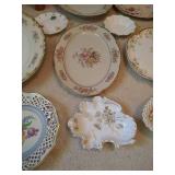 Various China Platters, Trays & Dishes (Noritake, Theodore Haviland, Etc) Various China Platters, Trays & Dishes (Noritake, Theodore Haviland, Etc)