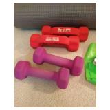 Yoga Mat, Weights, Air Buds, Fitbit Zip Yoga Mat, Weights, Air Buds, Fitbit Zip