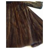 Long Dark Brown Mink Fur Coat by Albrechts, St Paul, MN Long Dark Brown Mink Fur Coat by Albrechts, St Paul, MN