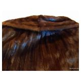 Long Dark Brown Mink Fur Coat by Albrechts, St Paul, MN Long Dark Brown Mink Fur Coat by Albrechts, St Paul, MN