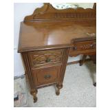 Antique Dresser w/ Mirror & Casters Antique Dresser w/ Mirror & Casters