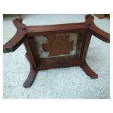 Two Small Vintage Footstools Two Small Vintage Footstools