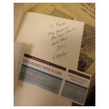 Books & Trophies w/ Two Books signed by Authors Books & Trophies w/ Two Books signed by Authors