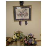 Very Nice Floral Arrangements & Extra Large Picture Very Nice Floral Arrangements & Extra Large Picture