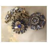 Silver Plate Leaf Tray w/ Costume Jewelry, Etc Silver Plate Leaf Tray w/ Costume Jewelry, Etc