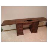 Beautiful Wooden Extendable Sewing Desk Beautiful Wooden Extendable Sewing Desk