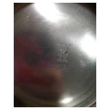 LARGE Antique Kettle & Silver Plate Planter Bowl LARGE Antique Kettle & Silver Plate Planter Bowl