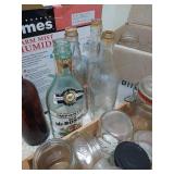 Glass Bottles- Large, Medicine, Liquor, Ball, Etc Glass Bottles- Large, Medicine, Liquor, Ball, Etc
