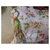 Peacock Shower Curtain w/ Towels, Bath Mats, Trash, Soap Dish & Hamper Peacock Shower Curtain w/ Towels, Bath Mats, Trash, Soap Dish & Hamper
