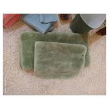 Peacock Shower Curtain w/ Towels, Bath Mats, Trash, Soap Dish & Hamper Peacock Shower Curtain w/ Towels, Bath Mats, Trash, Soap Dish & Hamper